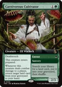 Carnivorous Cultivator (Extended Art) - Reality Fracture - Magic: The Gathering card