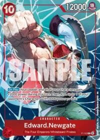 Edward.Newgate (Premium Card Collection -Flame-Flame Fruit Coliseum Edition-) - One Piece Promotion Cards - One Piece Card Game card
