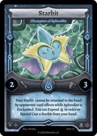 Starbit - Champion of Aphrodite - Shattered Stars - Ethereal - Elestrals card