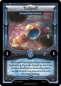 Tadpuff - Escaped from Tartarus - Shattered Stars - Ethereal - Elestrals card