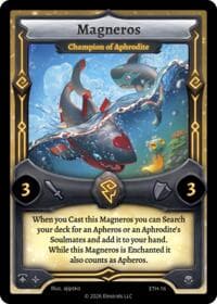 Magneros - Champion of Aphrodite - Shattered Stars - Ethereal - Elestrals card