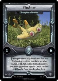 Findust - Champion of Aeolus - Shattered Stars - Ethereal - Elestrals card
