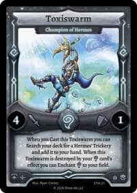 Toxiswarm - Champion of Hermes - Shattered Stars - Ethereal - Elestrals card