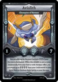 Avialith - Champion of Hermes - Shattered Stars - Ethereal - Elestrals card
