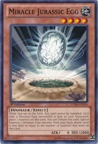 Miracle Jurassic Egg - Legendary Collection 4: Joey's World - YuGiOh card