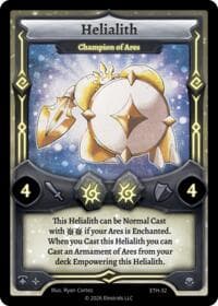 Helialith - Champion of Ares - Shattered Stars - Ethereal - Elestrals card