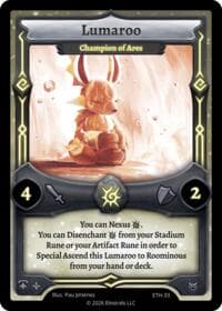 Lumaroo - Champion of Ares - Shattered Stars - Ethereal - Elestrals card