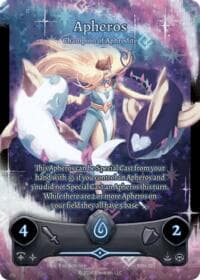 Apheros - Champion of Aphrodite - Shattered Stars - Ethereal - Elestrals card
