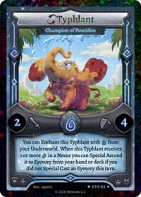 Typhlant - Champion of Poseidon (Stellar) - Shattered Stars - Ethereal - Elestrals card