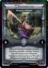 Toxiswarm - Champion of Hermes (Stellar) - Shattered Stars - Ethereal - Elestrals card