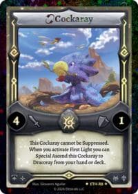 Cockaray (Stellar) - Shattered Stars - Ethereal - Elestrals card