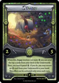 Duggy (Serialized) - Shattered Stars - Ethereal - Elestrals card