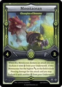 Mosstacean - Champion of Demeter - Divine Champions: Snowshade Starter Decks - Elestrals card