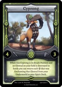 Cyprong - Divine Champions: Snowshade Starter Decks - Elestrals card