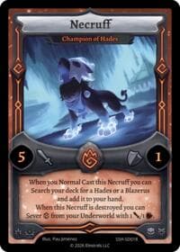Necruff - Champion of Hades - Divine Champions: Snowshade Starter Decks - Elestrals card