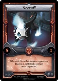 Necruff - Divine Champions: Snowshade Starter Decks - Elestrals card