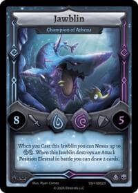 Jawblin - Champion of Athena - Divine Champions: Snowshade Starter Decks - Elestrals card