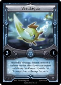 Verutaqua - Divine Champions: Snowshade Starter Decks - Elestrals card