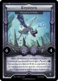 Kryovyrn - Champion of Hades - Divine Champions: Snowshade Starter Decks - Elestrals card