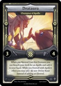Drataura - Champion of Apollo - Divine Champions: Snowshade Starter Decks - Elestrals card