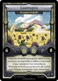 Lustragon - Champion of Apollo - Divine Champions: Snowshade Starter Decks - Elestrals card