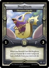 Peagleam - Champion of Apollo - Divine Champions: Snowshade Starter Decks - Elestrals card