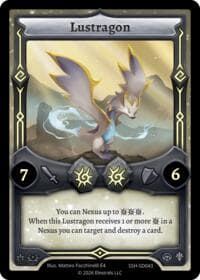 Lustragon - Divine Champions: Snowshade Starter Decks - Elestrals card