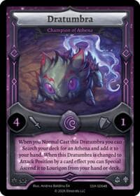 Dratumbra - Champion of Athena - Divine Champions: Snowshade Starter Decks - Elestrals card