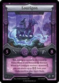 Lourigon - Champion of Athena - Divine Champions: Snowshade Starter Decks - Elestrals card