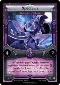 Specteris - Champion of Athena - Divine Champions: Snowshade Starter Decks - Elestrals card