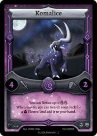 Komalice - Divine Champions: Snowshade Starter Decks - Elestrals card