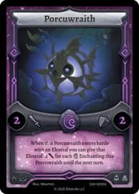 Porcuwraith - Divine Champions: Snowshade Starter Decks - Elestrals card