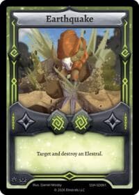 Earthquake - Divine Champions: Snowshade Starter Decks - Elestrals card