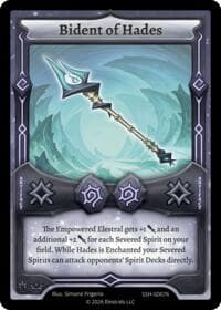 Bident of Hades - Divine Champions: Snowshade Starter Decks - Elestrals card