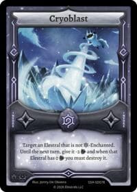 Cryoblast - Divine Champions: Snowshade Starter Decks - Elestrals card