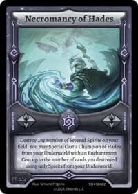 Necromancy of Hades - Divine Champions: Snowshade Starter Decks - Elestrals card