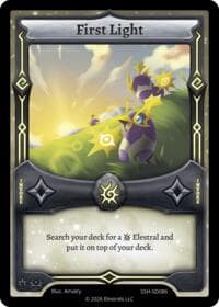 First Light - Divine Champions: Snowshade Starter Decks - Elestrals card