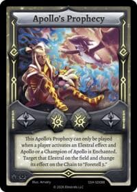 Apollo's Prophecy - Divine Champions: Snowshade Starter Decks - Elestrals card