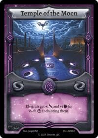 Temple of the Moon - Divine Champions: Snowshade Starter Decks - Elestrals card