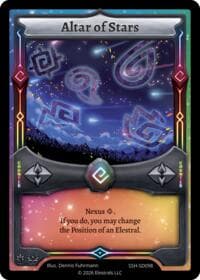 Altar of Stars - Divine Champions: Snowshade Starter Decks - Elestrals card