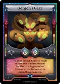 Gorgon's Gaze - Divine Champions: Snowshade Starter Decks - Elestrals card