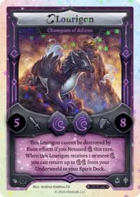 Lourigon - Champion of Athena - Divine Champions: Snowshade Promos - Elestrals card
