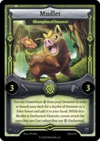 Mudlet - Champion of Demeter - Divine Champions: Snowshade - Elestrals card