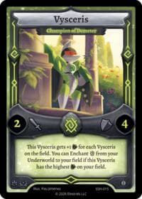 Vysceris - Champion of Demeter - Divine Champions: Snowshade - Elestrals card