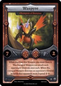 Waspyre - Champion of Dionysus - Divine Champions: Snowshade - Elestrals card