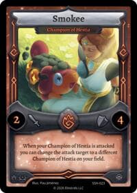 Smokee - Champion of Hestia - Divine Champions: Snowshade - Elestrals card