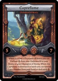 Caprefume - Champion of Hestia - Divine Champions: Snowshade - Elestrals card