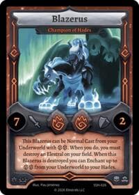 Blazerus - Champion of Hades - Divine Champions: Snowshade - Elestrals card