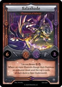 Salashade - Champion of Athena - Divine Champions: Snowshade - Elestrals card
