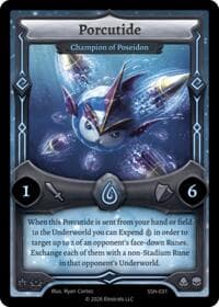 Porcutide - Champion of Poseidon - Divine Champions: Snowshade - Elestrals card